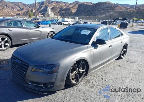 2013 Audi S8 Quattro из США, поврежденный, VIN WAUD2AFD4DN007731